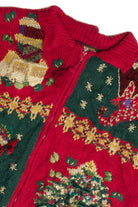 Vintage Red Ugly Christmas Cardigan 59811