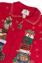 Vintage Red Ugly Christmas Cardigan 59760