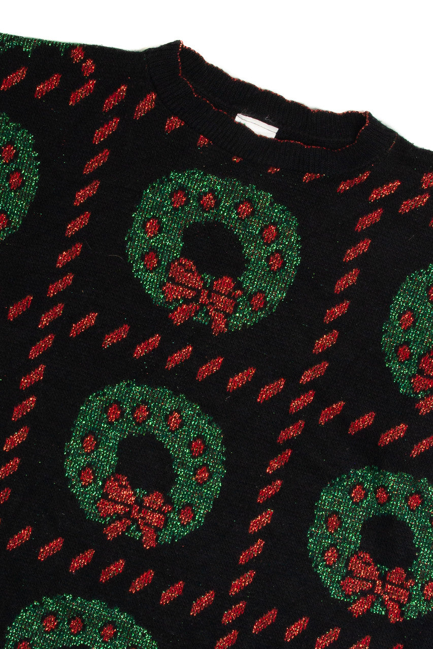 Vintage Black Ugly Christmas Sweater 59595