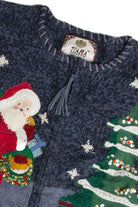 Vintage Blue Ugly Christmas Cardigan 59649