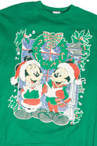 Vintage Mickey & Minnie Disney Christmas Sweatshirt