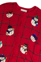 Vintage Red Ugly Christmas Cardigan 62721