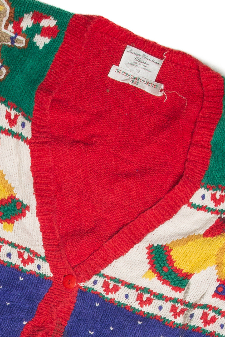 Vintage Red Ugly Christmas Cardigan 59921