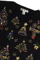 Vintage Black Ugly Christmas Sweater 59657