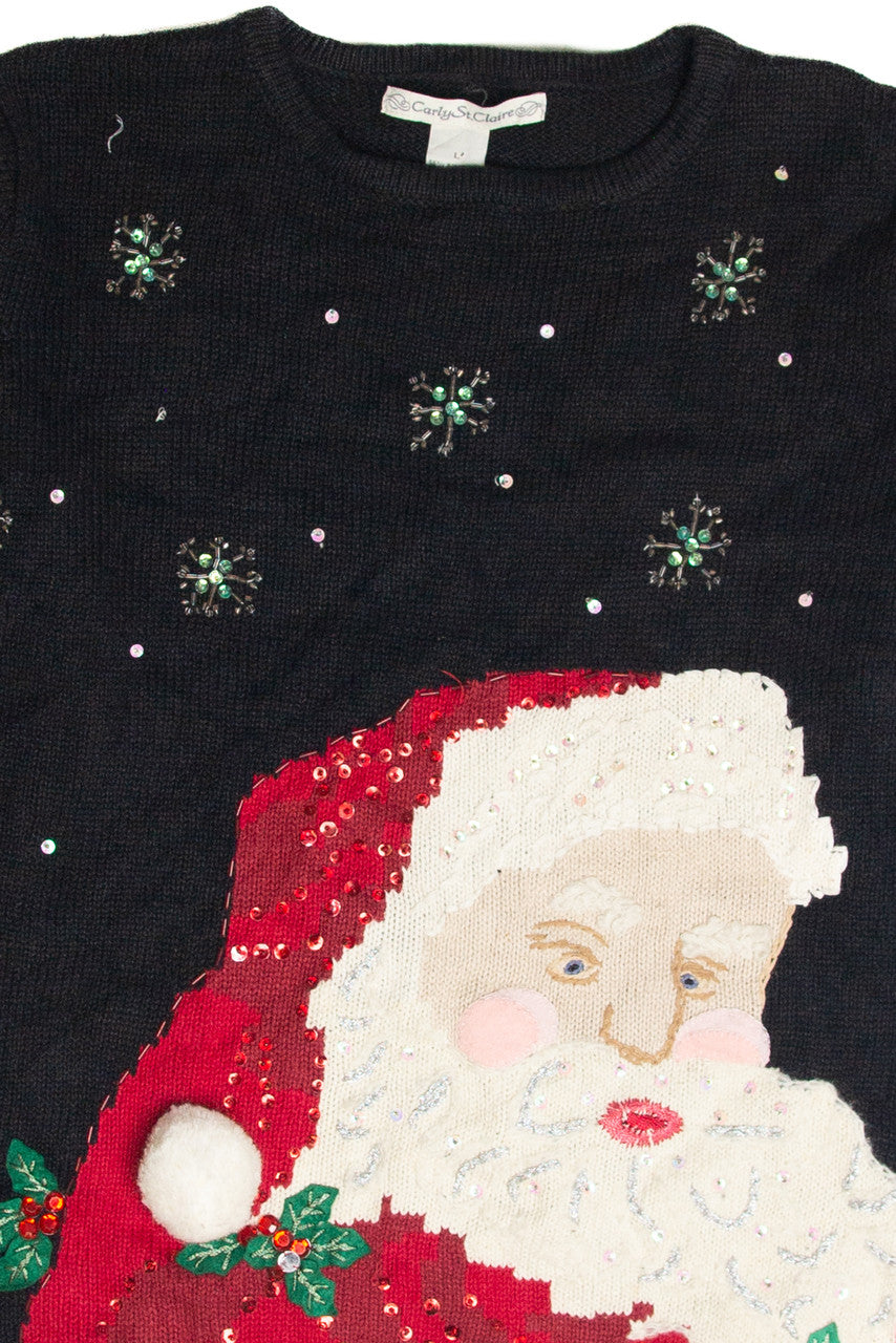 Vintage Black Ugly Christmas Pullover 63397
