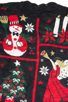 Vintage Black Ugly Christmas Pullover 63333