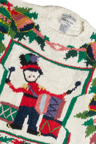 Vintage White Ugly Christmas Sweater 60877