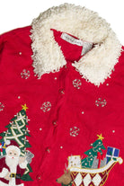 Vintage Red Ugly Christmas Cardigan 62603