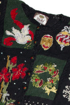 Vintage Black Ugly Christmas Cardigan 59961