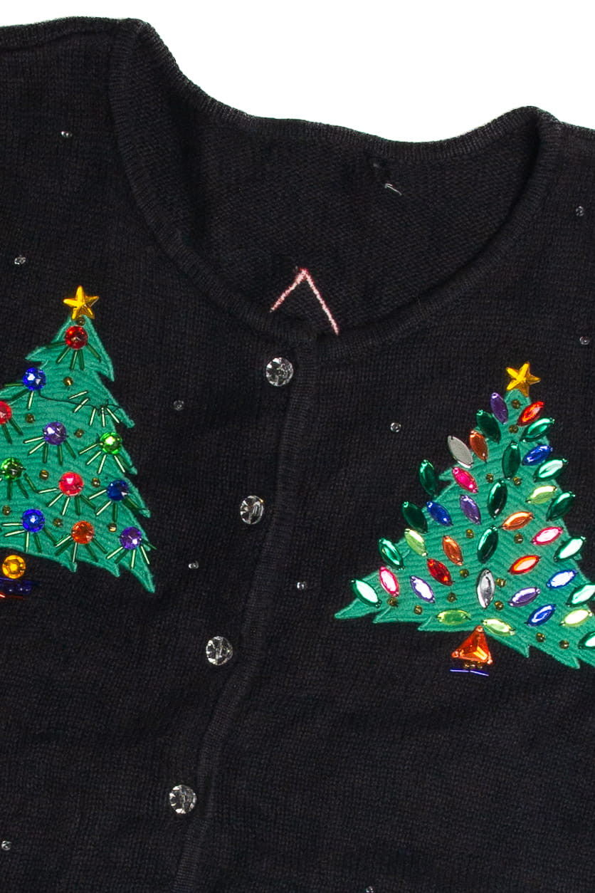Vintage Black Ugly Christmas Vest 62594