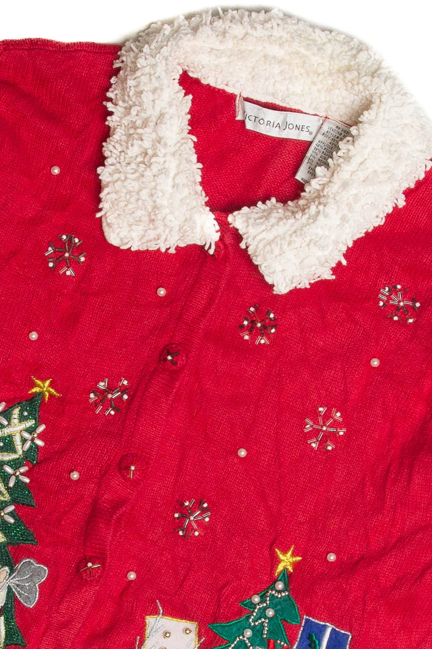 Vintage Red Ugly Christmas Sweater 62416