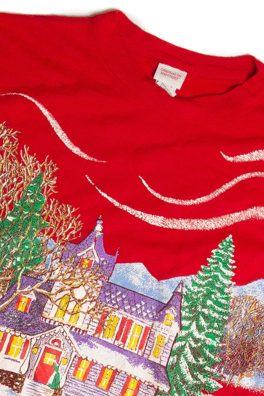 Vintage Red Christmas Sweatshirt 62478