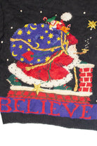 Vintage Black Ugly Christmas Pullover 63211