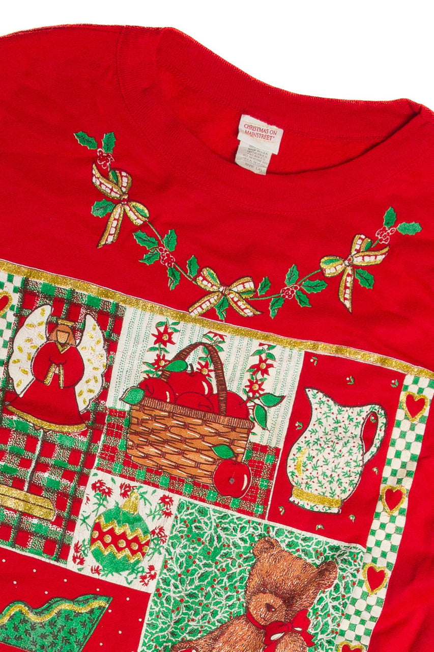 Vintage Red Christmas Sweatshirt 62480