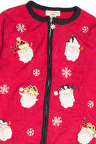 Vintage Red Ugly Christmas Cardigan 61120