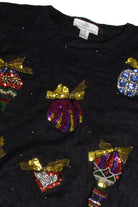 Vintage Black Ugly Christmas Sweater 62858