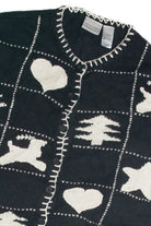 Vintage Black Ugly Christmas Cardigan 59943