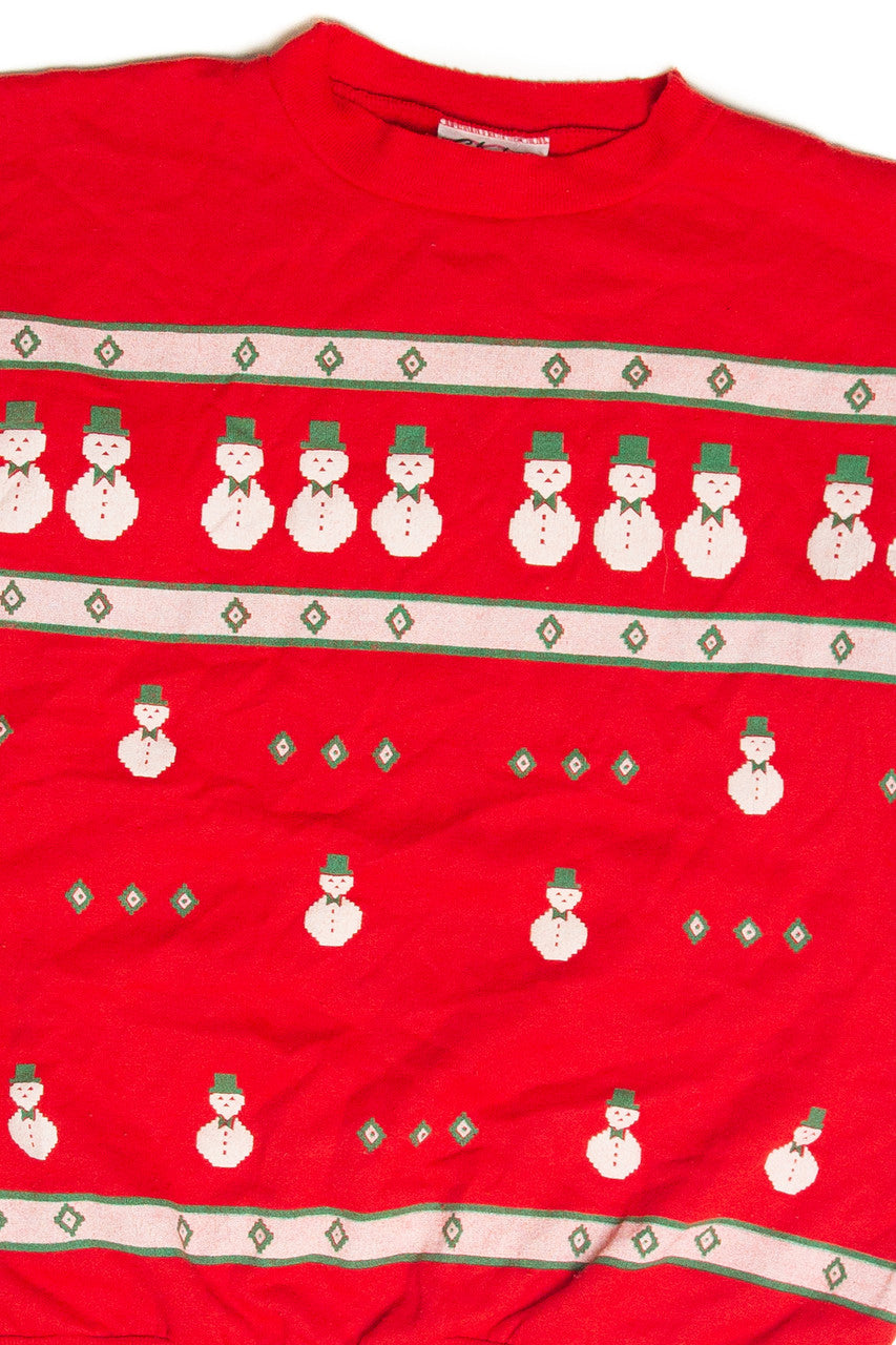 Vintage Red Holiday Sweatshirt 63067