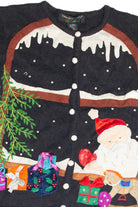 Vintage Black Ugly Christmas Cardigan 63364