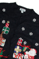 Vintage Black Ugly Christmas Cardigan 62559