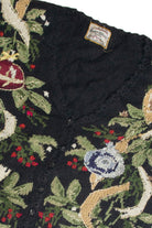 Vintage Black Ugly Christmas Cardigan 59709