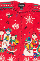 Vintage Red Ugly Christmas Cardigan 63033