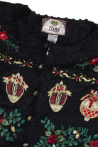 Vintage Black Ugly Christmas Cardigan 59945