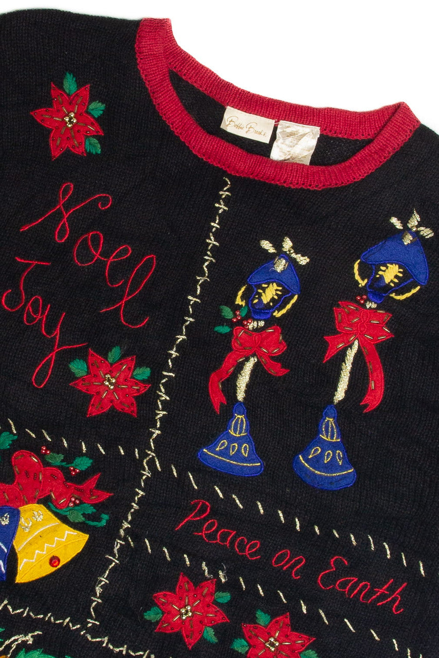 Vintage Black Ugly Christmas Cardigan 60947