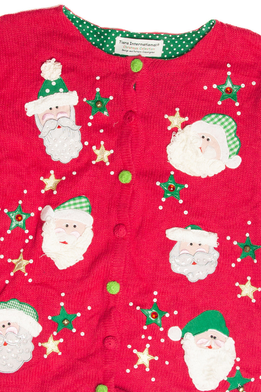 Vintage Red Ugly Christmas Cardigan 63440