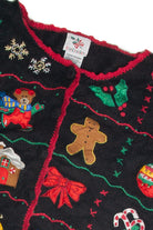 Vintage Black Ugly Christmas Cardigan 59908