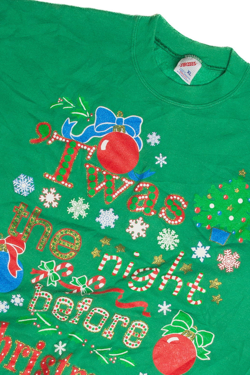 Vintage Green Ugly Christmas Sweatshirt 60969