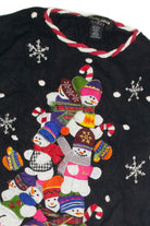 Vintage Black Ugly Christmas Sweater 59836