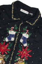 Vintage Black Ugly Christmas Cardigan 59889