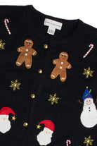 Vintage Black Ugly Christmas Cardigan 62637