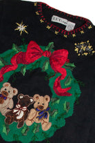 Vintage Black Ugly Christmas Cardigan 60876