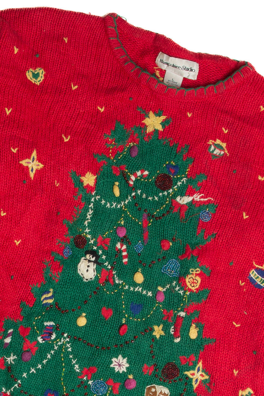 Vintage Red Ugly Christmas Sweater 62516