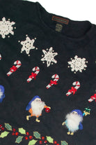 Vintage Black Ugly Christmas Sweater 59944