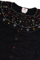 Vintage Black Ugly Christmas Cardigan 62799