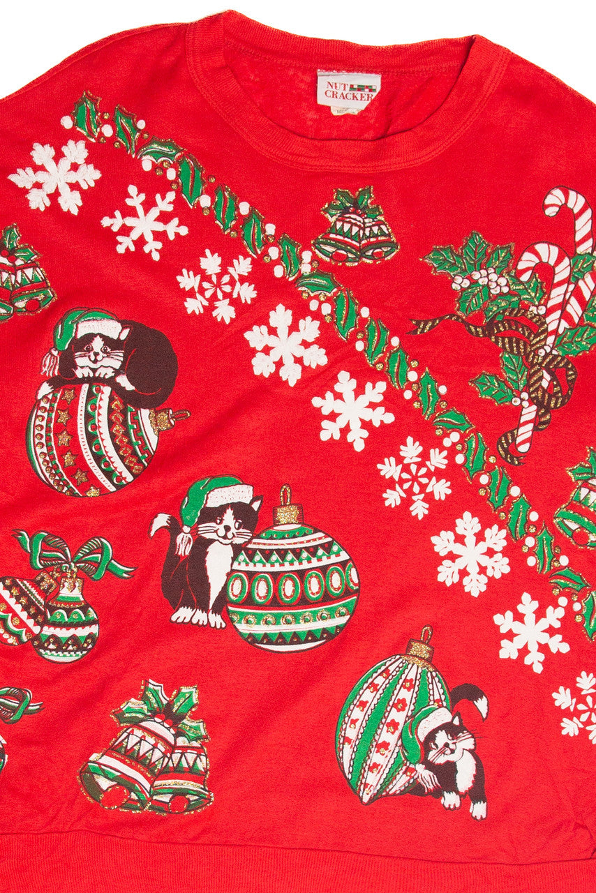 Vintage Red Holiday Sweatshirt 63144