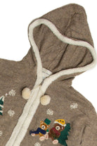 Vintage Brown Ugly Christmas Cardigan 62827