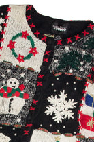 Vintage Black Ugly Christmas Cardigan 59848
