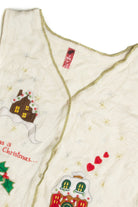 Vintage White Ugly Christmas Cardigan 62288