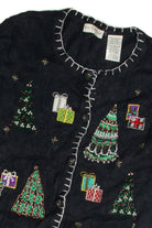 Vintage Black Ugly Christmas Cardigan 59863