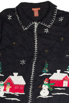 Vintage Black Ugly Christmas Cardigan 63427