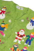 Vintage Green Ugly Christmas Cardigan 59835