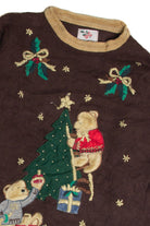 Vintage Brown Ugly Christmas Sweater 59859