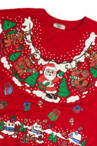 Vintage Red Christmas Sweatshirt 62547