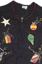 Vintage Black Ugly Christmas Cardigan 63178