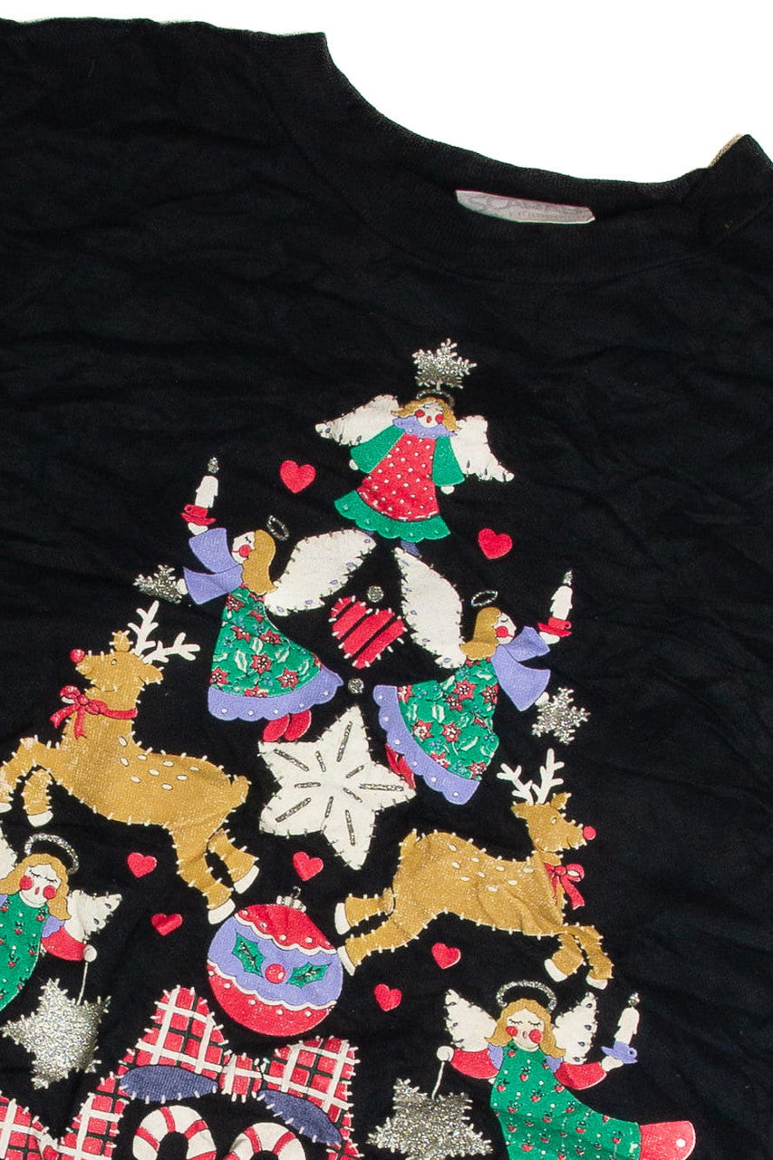 Vintage Black Christmas Sweatshirt 62501