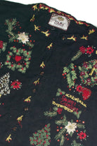 Vintage Black Ugly Christmas Cardigan 59793